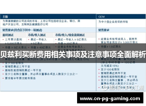 贝兹利买断费用相关事项及注意事项全面解析